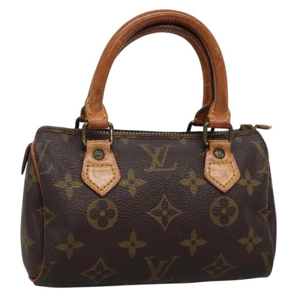 LOUIS VUITTON Monogram Mini Speedy Hand Bag M41534 LV Auth BA4906 - Picture 1 of 16